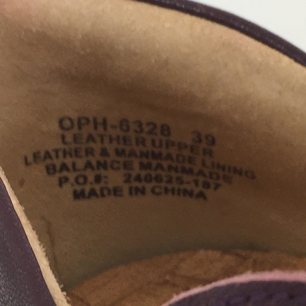 Alegria Opheliah Leather Mary Jane Loafer Shoes Women’s Size 39 Purple OPH-6328 - Picture 8 of 12